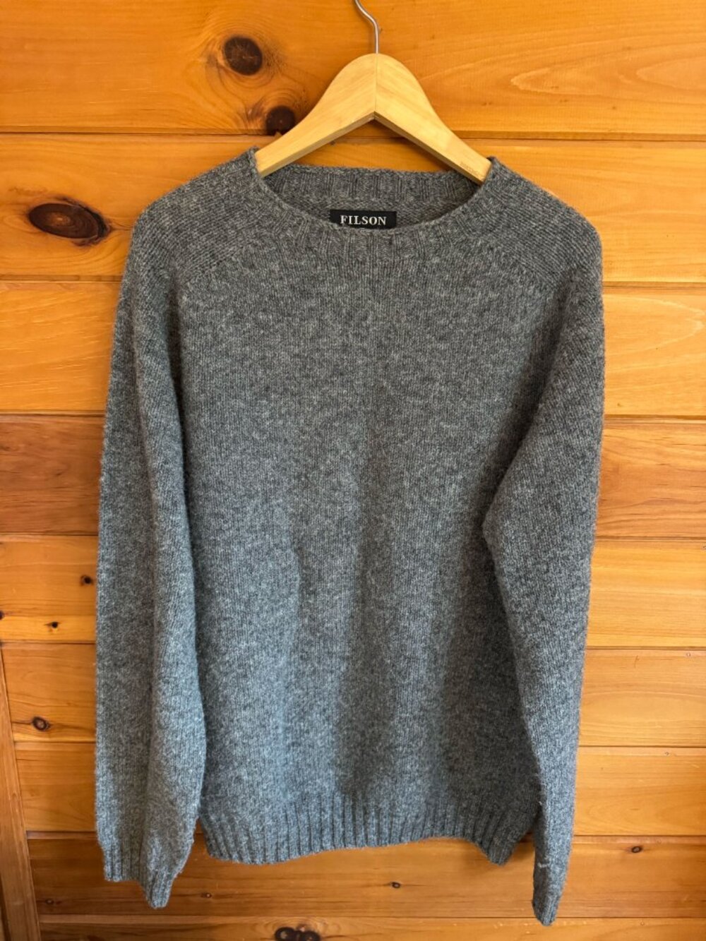Filson 100% Wool Sweater L